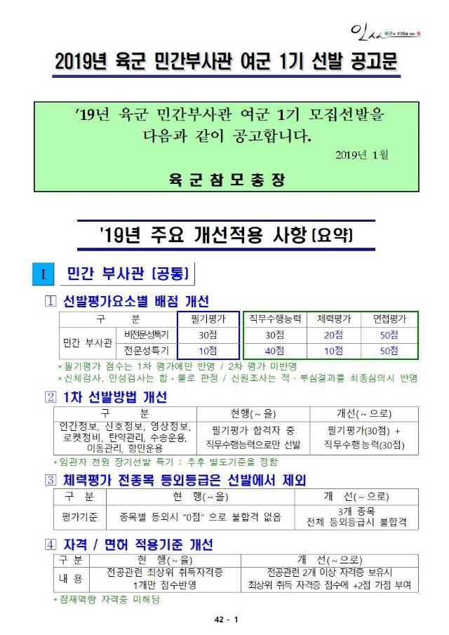 19년_민간부사관_여군_1기_모집_공고문(수정)000.jpg